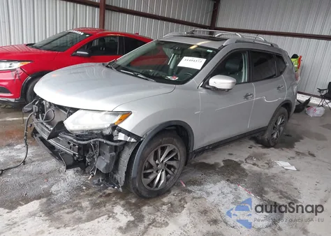 2014 Nissan Rogue Sl из США, поврежденный, VIN 5N1AT2MVXEC856047